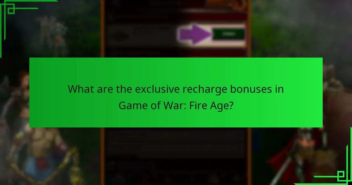 How do exclusive recharge bonuses compare to other offers?