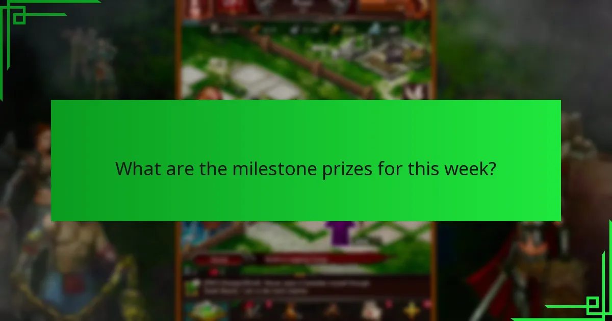 How do this week’s prizes compare to previous events?